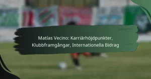 Matías Vecino: Karriärhöjdpunkter, Klubbframgångar, Internationella Bidrag